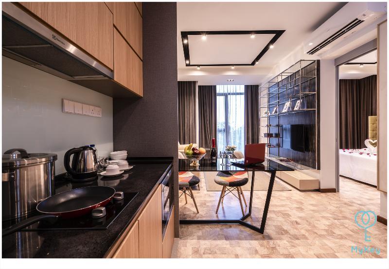 Expressionz Professional Suites By Mykey Kuala Lumpur Exterior foto The interior of a typical apartment